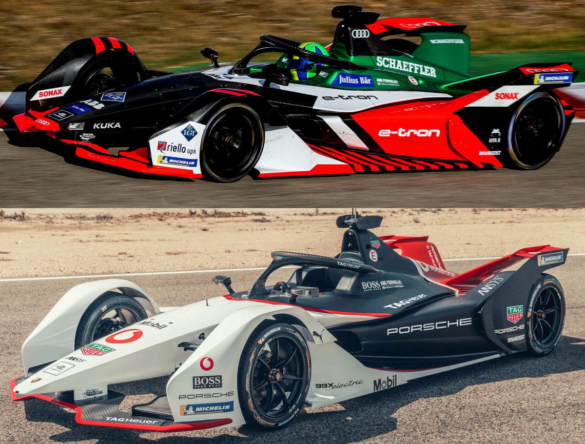 Audi (arriba) y Porsche (abajo) completan la nómina de equipos que ya presentaron sus vehículos para la próxima temporada.