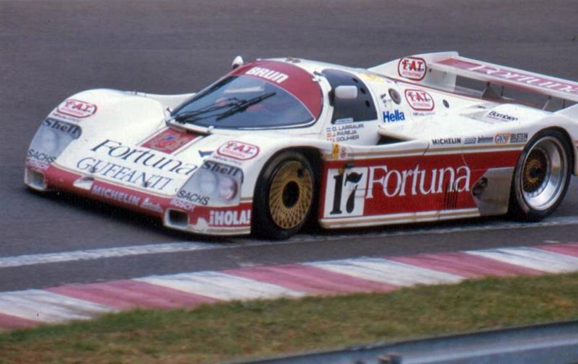 Larrauri en acción en las 24 Horas de Le Mans.